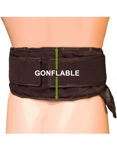 AIR LOMBAIRE L2 L3®: Ceinture lombaire gonflable 14cm sans baleines...